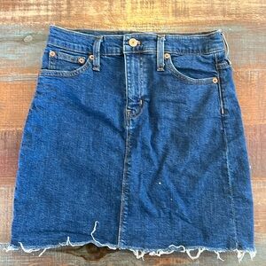 J. Crew 5 pocket jeans skirt 0 EUC